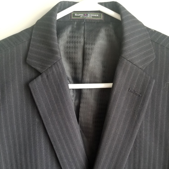 CUSTOM MENS SIZE XL SUIT SET - BLAZER & PA… - Picture 2 of 10